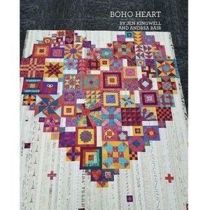 Boho Heart Quilt Designs